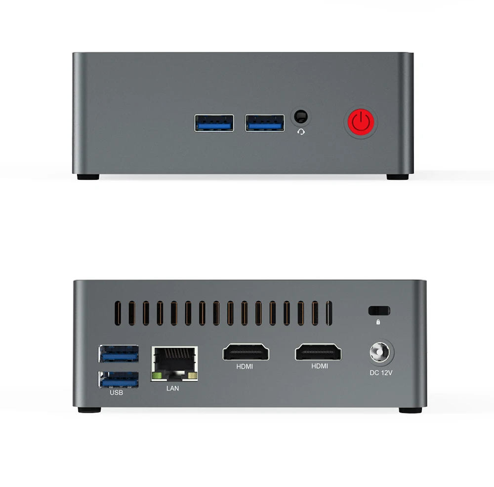 Beelink J45 Windows10 Мини ПК intel Pentium J4205 DDR3L 8G SSD 256GB Поддержка HDD 1000M Gigabit LAN двойной экран