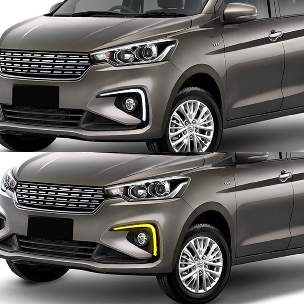 CSCSNL 2 шт. Светодиодный дневной светильник для Suzuki Ertiga 2018 2019 DRL Противотуманные
