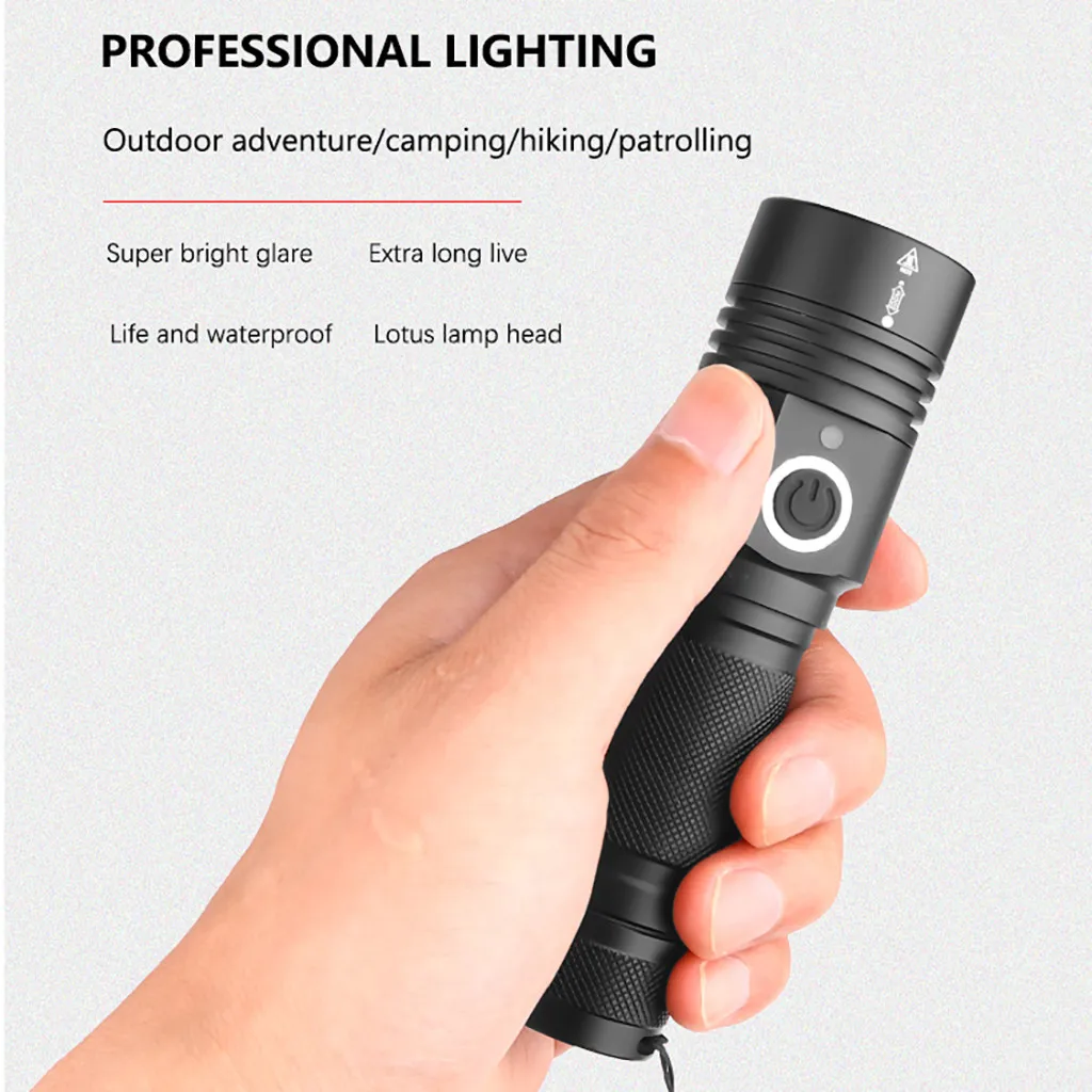 Алюминиевый сплав Xhp50 Led 4 модус Taschenlampe Jagdlampe лампа для кемпинга 1x18650 мощный фонарик ShockerDGH3