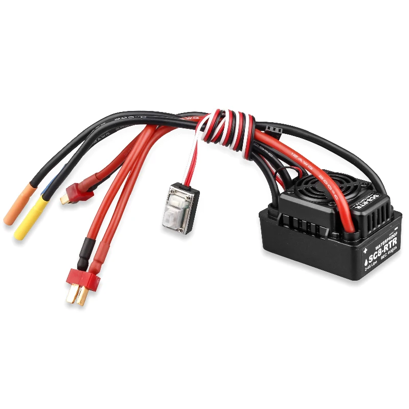 

WP SC8 Waterproof 120A Brushless ESC Speed Controller for 1/10 Truck High Quality
