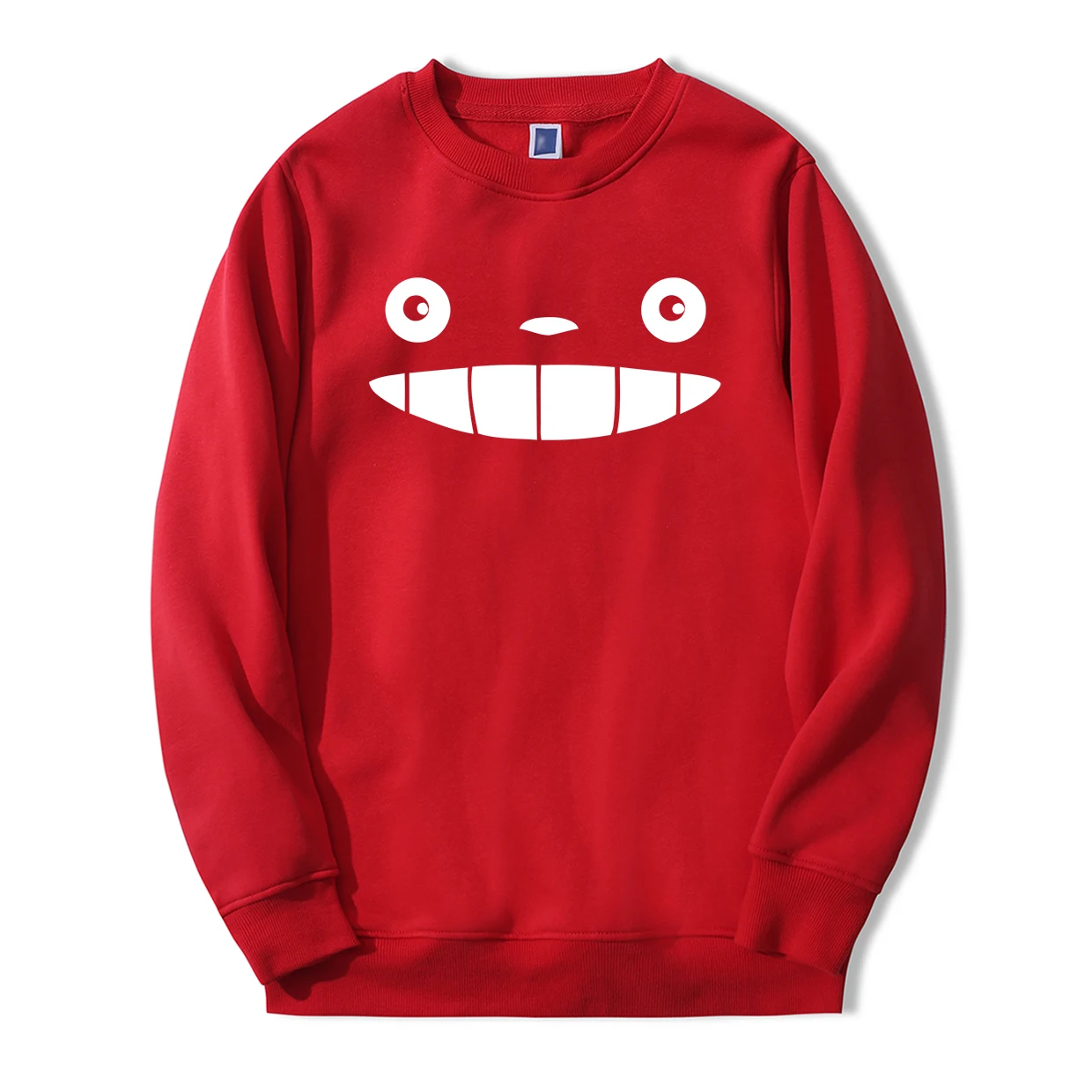 Tonari No Totoro Harajuku мужские толстовки осень зима теплый флис с капюшоном Япония Аниме свободный крой модная верхняя одежда - Цвет: Red 5