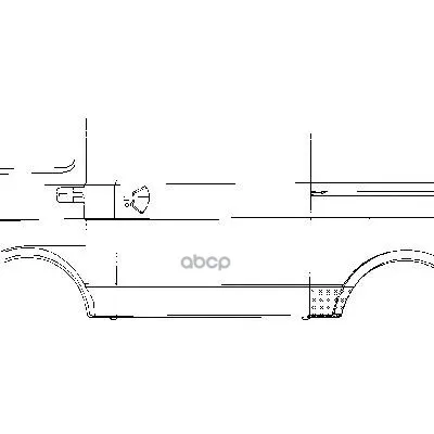 Панель Ремонтная Задн Лев Vw: Lt(1975-1996) VAN WEZEL арт. 5858141