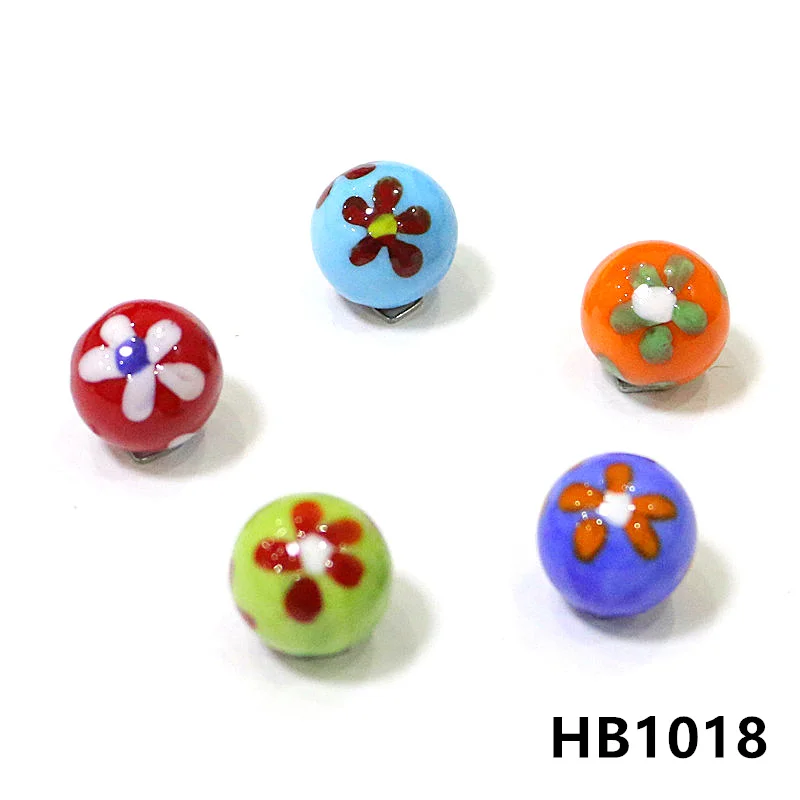 16mm Handmade Murano Glass Balls 5Pcs Colorful Creative Art Collection Marbles Puzzle Nuggets Game Pat Toy For Children Kids Boy miniature figurines miniature ornament glass ornament