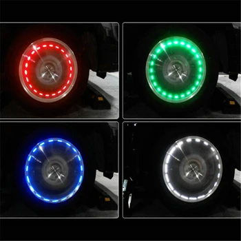 

4 Modes Tire Lamp 12 LED Auto Flash Wheel Light Decoration Transparent