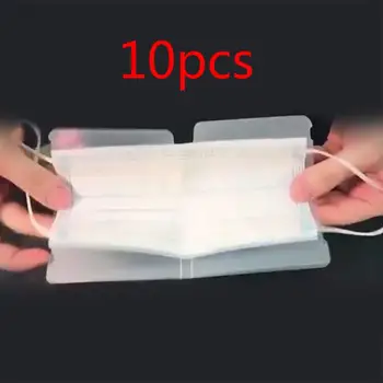 

Mask Storage Mask Holder Storage Clip Portable Storage Bags Plastic Sheet Folder Foldable Storage Bag Portable Support Masks