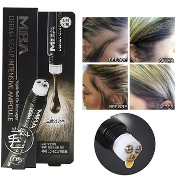 

Effective Three Rolls Scalp Fast Hair Regrow Hair Growth Serum Hair Essence Fast Powerful Hair Growth Essence Nut Hair Care