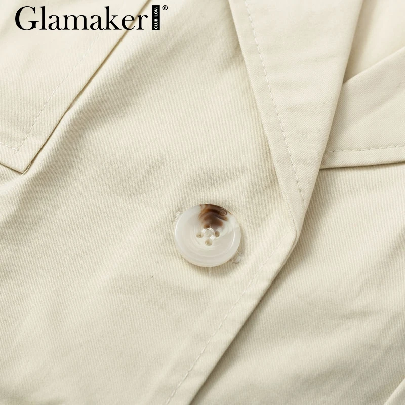 Glamaker/короткое пальто с отложным воротником и рюшами; женская повседневная куртка с длинными рукавами абрикосового цвета на пуговицах; сезон осень-зима; мягкая женская куртка