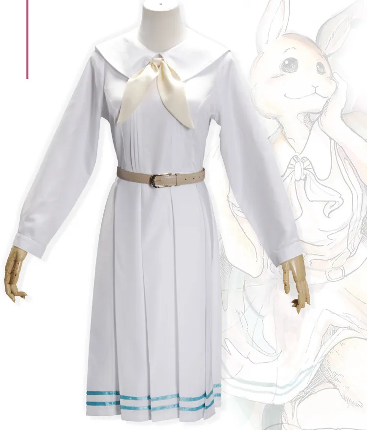 Аниме Beastars Kawaii Rabbit маскарадные костюмы Униформа женское платье для девочек юбка комбинезоны вечерние маскарадный карнавальный костюм