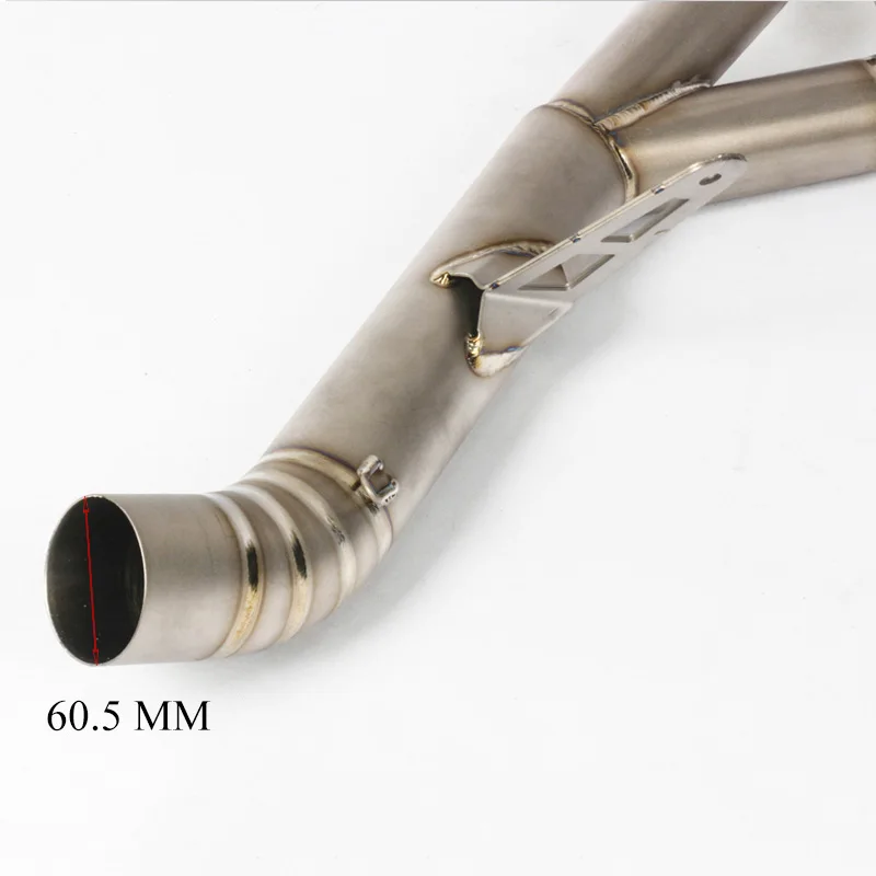 Для- Yamaha R1 выхлопная труба мотоцикла титановый сплав выхлопная система Mid Link Соединительная труба скольжения на YZF R1 Модифицированная