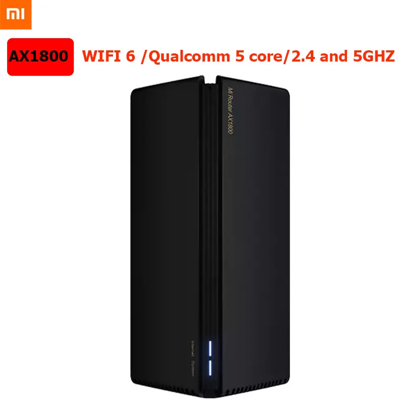 Newest Xiaomi Router AX1800 Wifi 6 Gigabit 2.4G 5GHz 5-Core Dual-Band OFDMA High Gain 2 Antennas Wider Mi AX18005G |