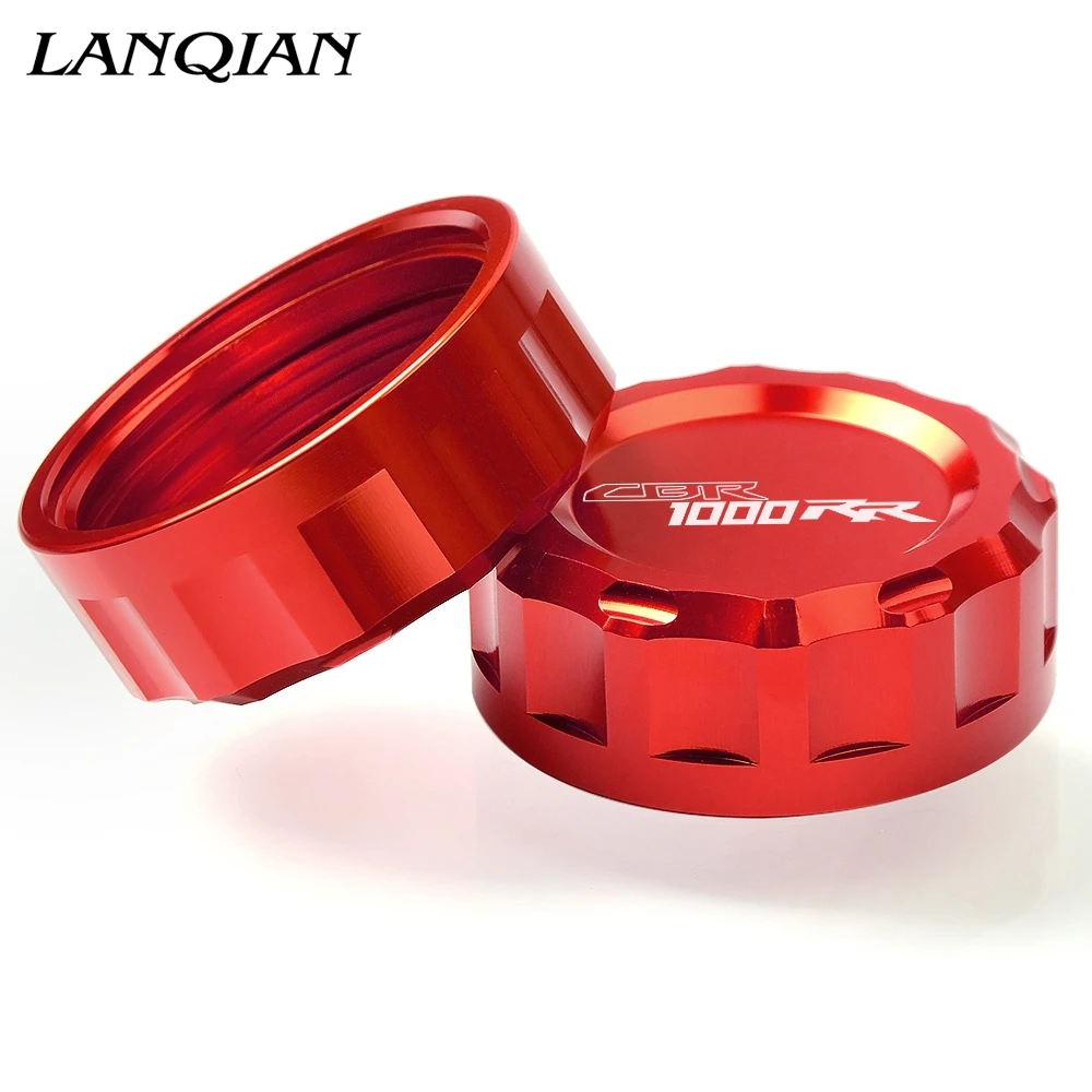 Для HONDA CBR1000 RR CBR1000RR CBR 1000RR 2004 2005 2006 2007- Мотоцикл с ЧПУ Алюминиевая Задняя Тормозная жидкость Крышка Резервуара