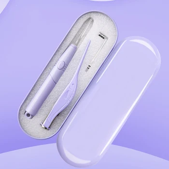 

2PCS Ear Cleaner Earwax Removal Set Earspoon Ear Pick with LED Light Stainless Steel Earwax Remover Spoon