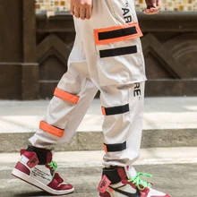 Мужские шаровары с боковыми карманами LTT, повседневные мужские брюки для бега в стиле хип-хоп, модные повседневные уличные штаны