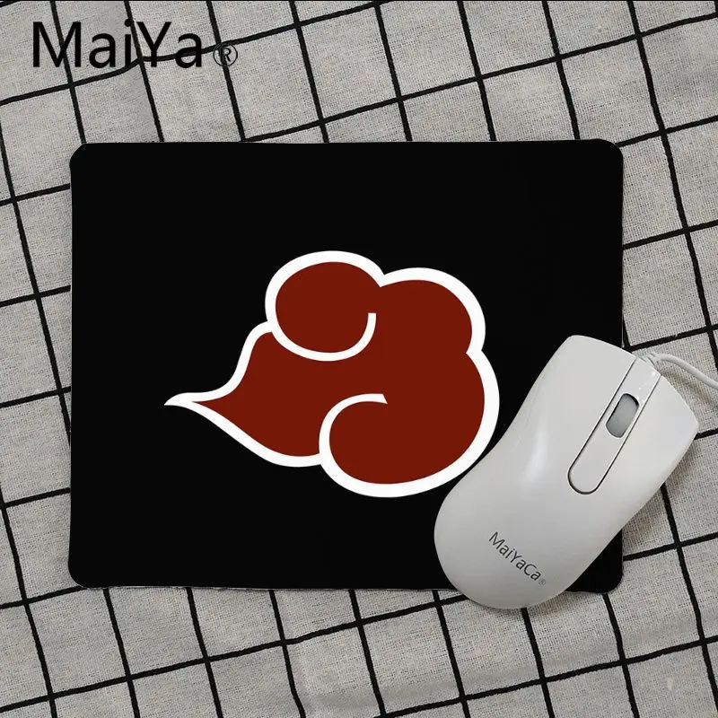 No Lock Edge18x22cm Maiya, высокое качество, Акацуки, Наруто, аниме, резиновая мышь, прочный Настольный коврик для мыши,,, игровой коврик, мышь - Цвет: No Lock Edge18x22cm