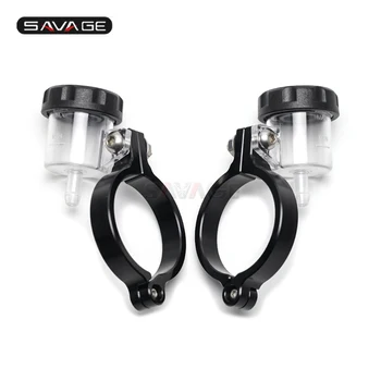

Universal Front Brake Clutch Oil Fluid Reservoir Cylinder Tank For Front Fork Tube Motorcycle Motorbike Accessories Clear Cup
