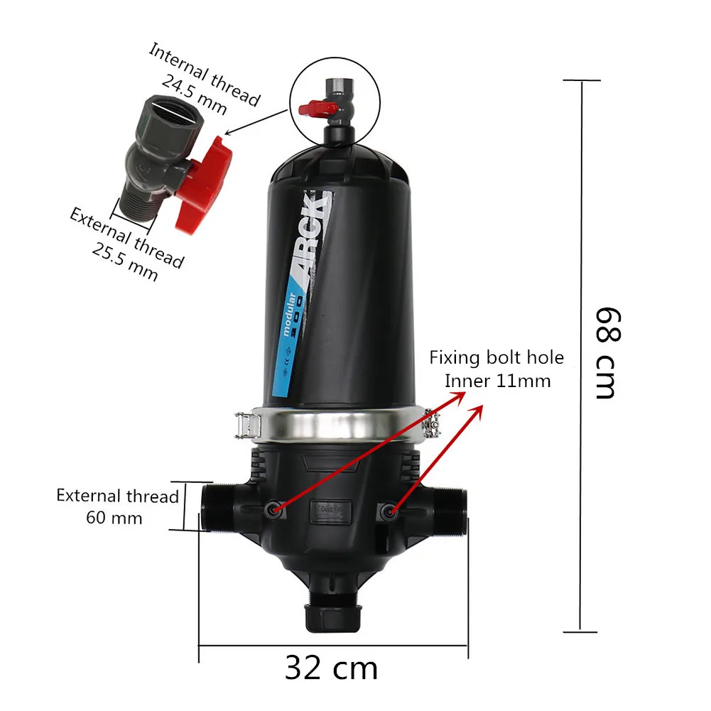 Drip Irrigation Water Screen Filter Agriculture Irrigation 2 Inch