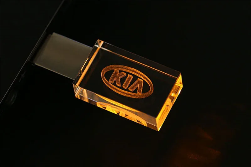 JASTER 64GB usb2.0 металлический кристалл KIA ключ модель автомобиля USB флэш-накопитель 4GB 8GB 16GB 32GB драгоценный камень ручка привода специальный подарок