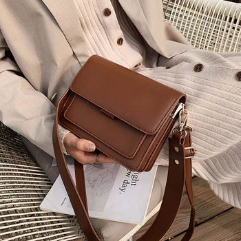 

PU Leather solid Color Crossbody Bags For Women Sac A Main Femme Small Shoulder Bag Female Handbags And Purses Travel Bags