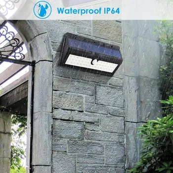 

44 LEDs Solar Powered Wall Light PIR Motion Sensor Security Outdoor Garden Outdoor Light Solar Light Walkway Lights