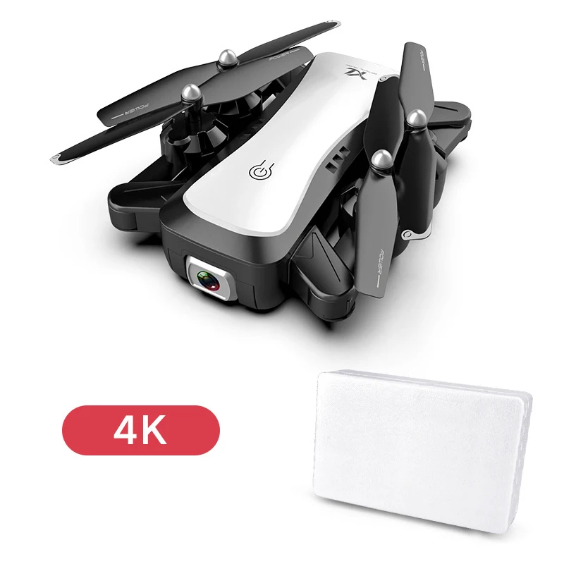 Дрон FPV Дрон с 4 K/1080 P HD 2 камеры живое видео RC WiFi Квадрокоптер Вертолет игрушки для детей складные беспилотные дроны - Цвет: 4k