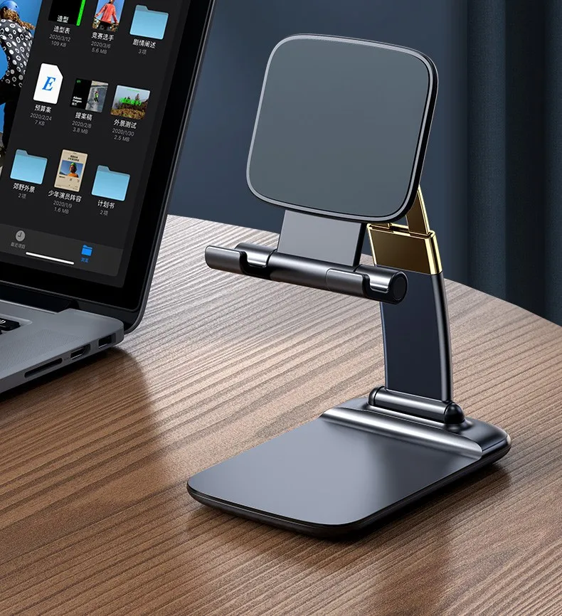 Soporte magnético ajustable para teléfono móvil, soporte universal para iPhone, iPad, Xiaomi, ordenador y tableta