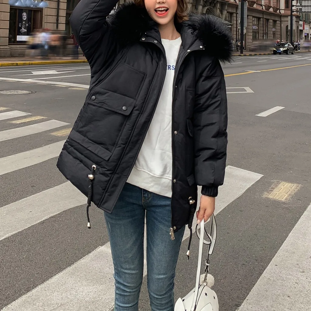 JAYCOSIN, зимняя женская куртка, Chaquetas Mujer,, теплая плотная верхняя одежда, пальто с капюшоном, тонкая, с хлопковой подкладкой, куртки Jaqueta 19AUG19