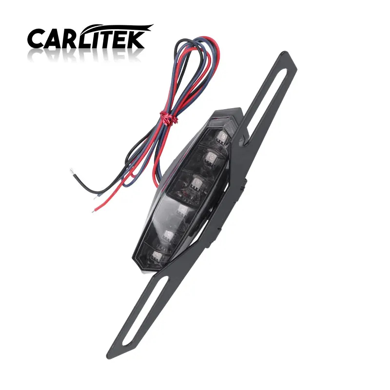 

CARLitek Stop Driving License Plate Lamps For Motorcycle 3W LED Motorcycle Tail Brake Lights Rear Tail Motorbike light
