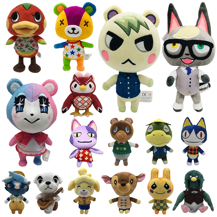 

stuffed Animal Crossing Plush toy Cartoon Horizons Game Raymond Amiibo marshal Anime peluches toys Figure Doll Gift for children