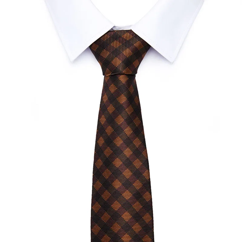 Мужской галстук, шелк, коричневый жаккардовый тканый галстук+ носовой платок+ запонки, наборы для официальных свадеб, бизнеса