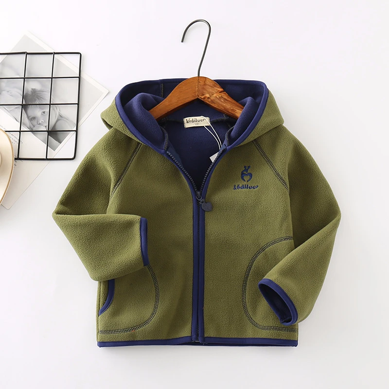 Promo  R&Z 2018 New Fashion Spring And Autumn And The Wind PU Leather Leather Coat Baby Boys And Girls Sho