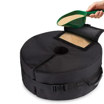 

New Sun Umbrella Fixed Punch Bag Tent Fixed round Punch Bag Outdoor Fixed Sandbag round Sand Bag garden accessories outdoor