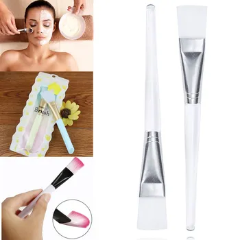 

Beauty DIY Homemade Facial Mask Mixing Brush Spoon Tool Silicone Makeup Skin Care Mask Brush Scribble Tools For Drop Shipping
