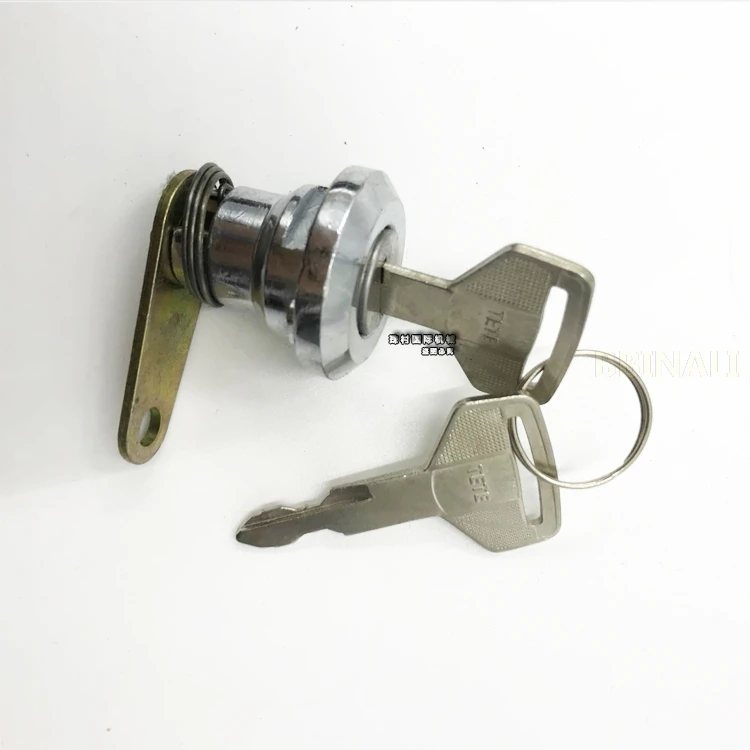 Serratura Porta Esterna Per Escavatore Kobelco SK200 SK260 SK330 SK350 - Maniglia E Cilindro Di Ricambio - Foto 2