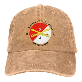 

3rd Squadron - 3rd Armored Cavalry Regiment with Text Neutral Adjustable Baseball Cap