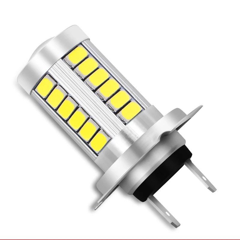1х H7 супер яркий свет фара белый 5630 SMD 33 светодиодный автомобильный объектив противотуманная фара Лампа стоп-сигнал поворот сигнал 12 В