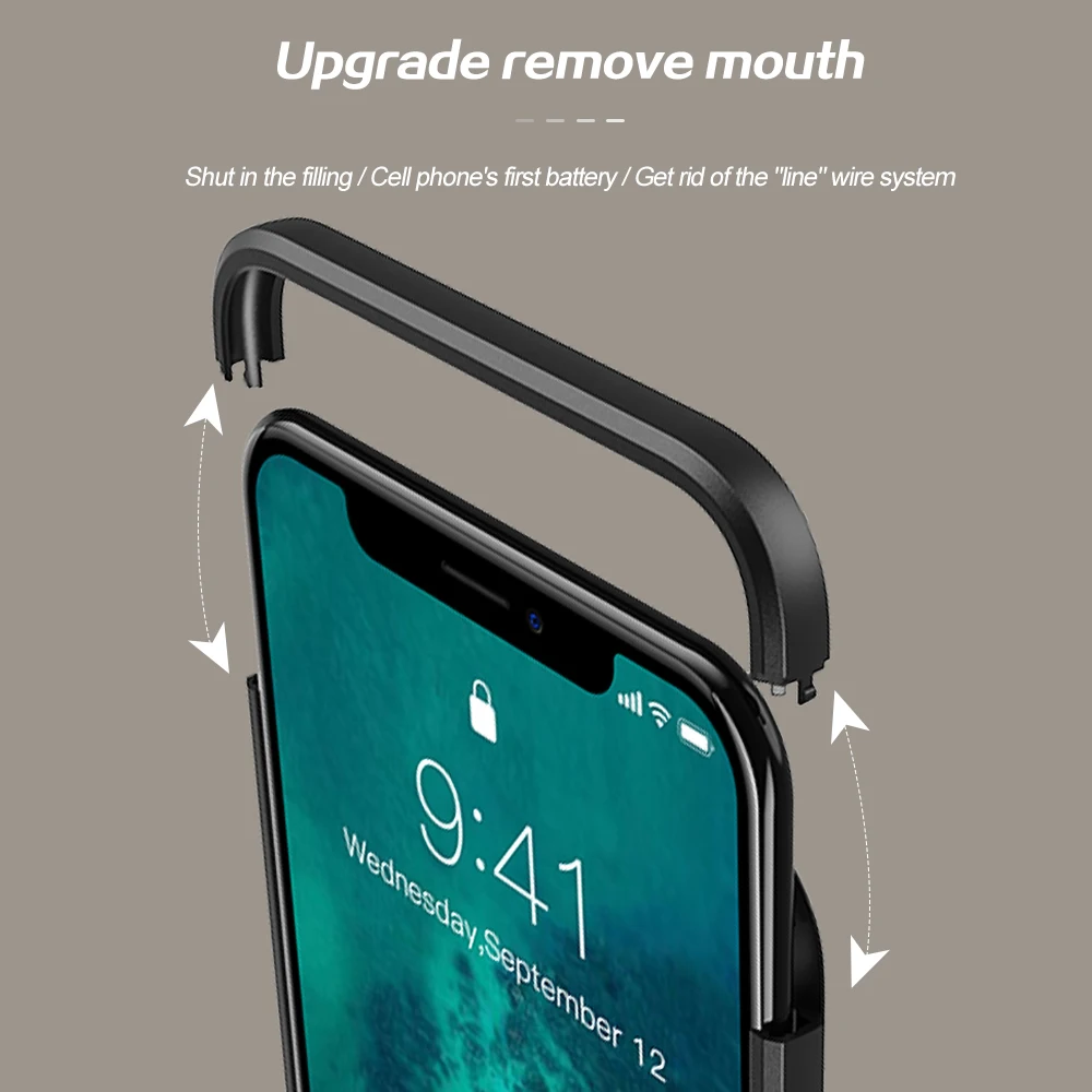 Чехол для зарядного устройства для iphone 11 Pro Max чехол для аккумулятора для iphone xr x xs max power Bank чехол для зарядки 6 6s 8 7 plus чехол для задней панели