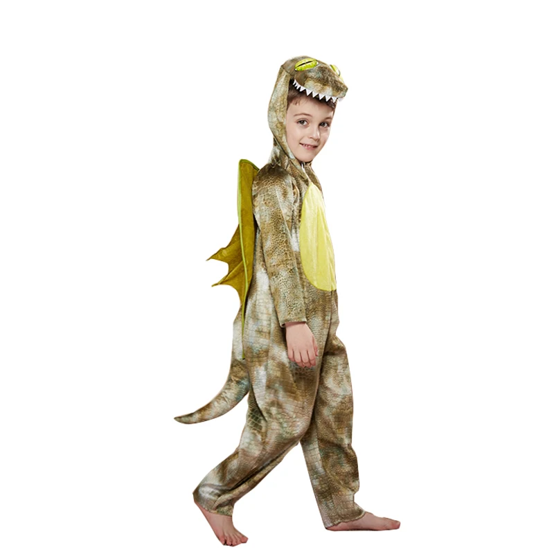 

Snailify Halloween Costumes For Kids Carnival Party Cosplay For Boys Child Dinosaur Costume Jumpsuit And Wing Suit Jurassic