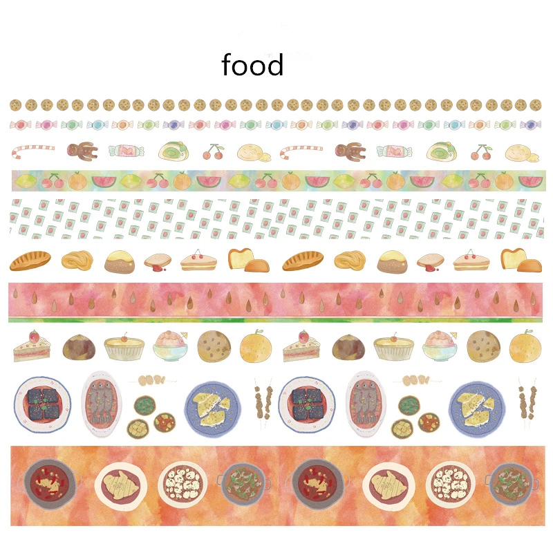 G 10 шт./компл. Васи клейкие ленты наклейки Скрапбукинг fita adesiva украшения papelaria criativa tasiemki ozdobne plakband Винтаж маскировки - Цвет: G