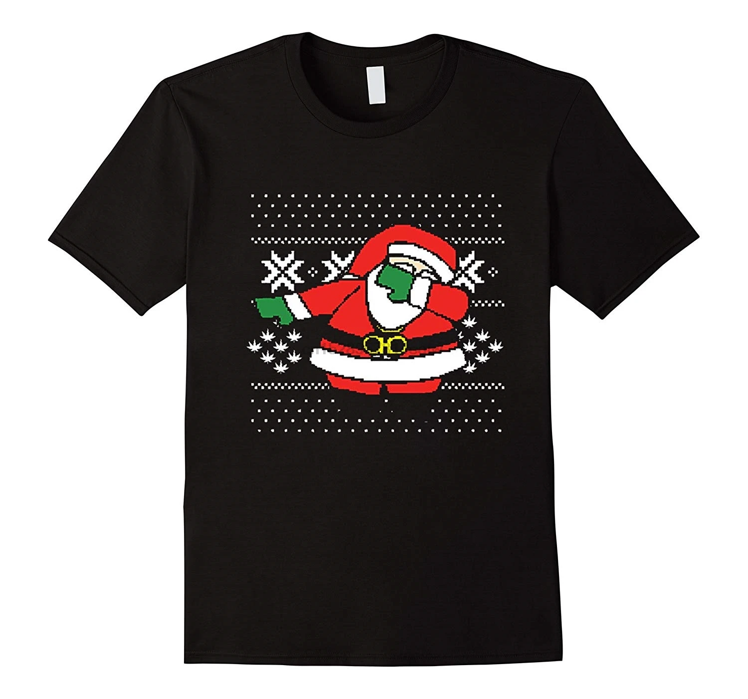 Мужская футболка Dab SANTA Tie Dye Рождественская с длинным рукавом RT женские