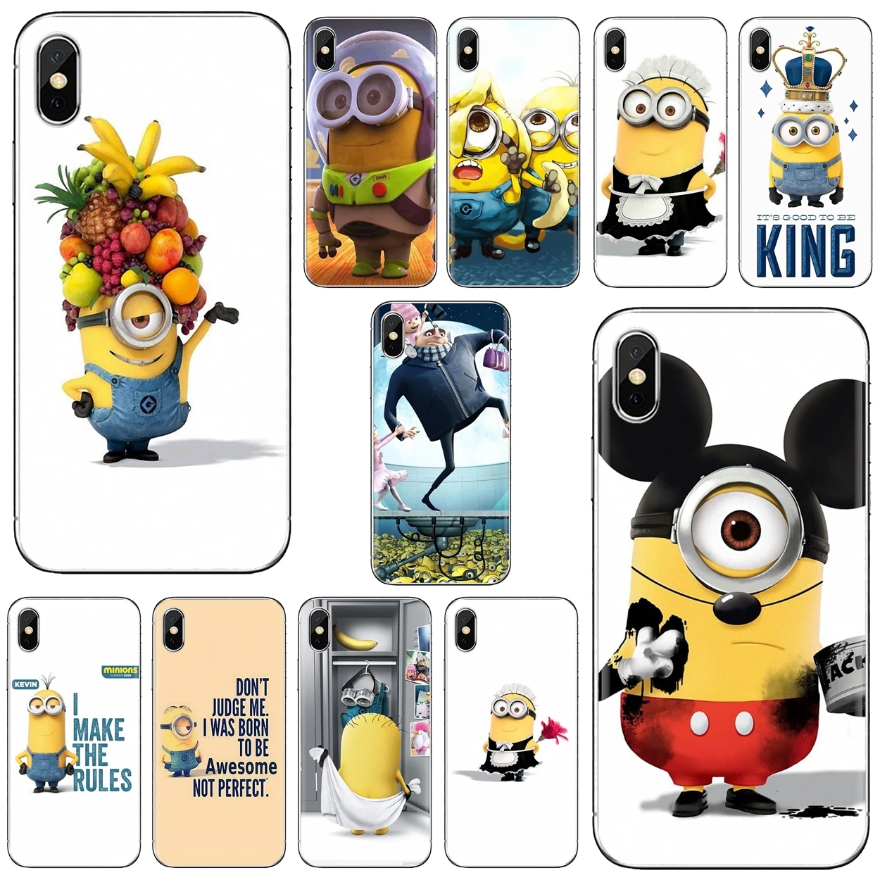 Силиконовый чехол для телефона Xiaomi Redmi 4A 7A S2 Note 8 3 3S 4 4X 5 Plus 6 7 6A Pro Pocophone F1 king bob Minions My