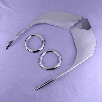 

DWCX Chrome ABS Car Front Fog Light Eyelid Eyebrow Decoration Cover Trim fit for Mitsubishi ASX Outlander Sport 2016 2017 2018