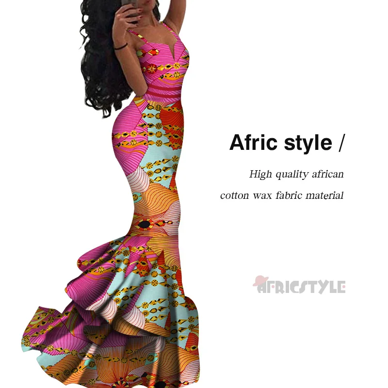 17 Nuevo vestido sin mangas de estilo africana de Ankara vestidos de cóctel vestido de fiesta WY5445 - Цвет: 17