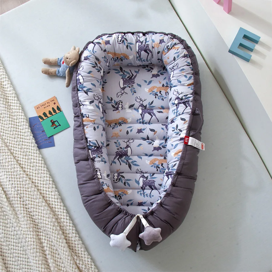 Portabl babi bed Cotton Baby isolation protection Foldable and detachable babi travel bedmosquito net babi bed for newborn 1T