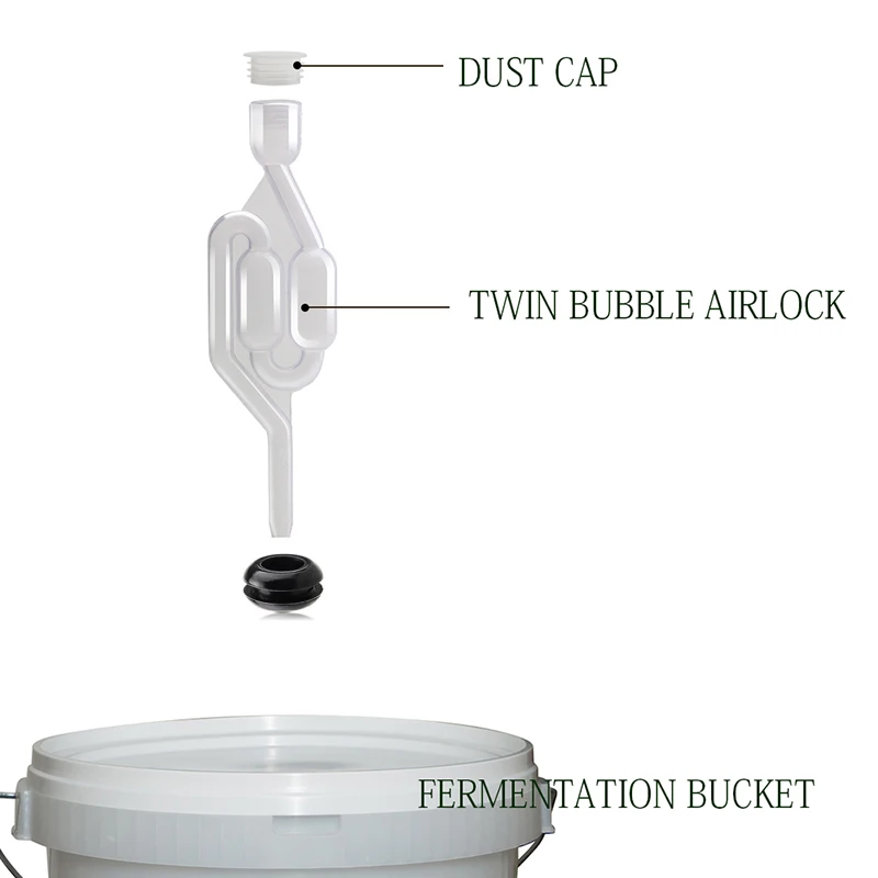 Airlock Carboy and Fermenters Seal Valve AleAxis