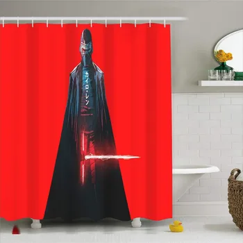 

Star Wars Solider Shower Curtain Waterproof Bathroom Fabric Shower Curtain with Hooks For Bathroom Children Decor Bath Curtain