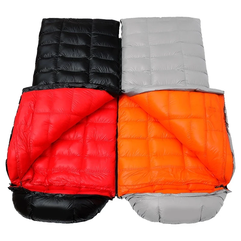Goose Down Sleeping Bag Camping Sleeping Bag Down Camping Bags for Tourism Hiking Winter Ultralight
