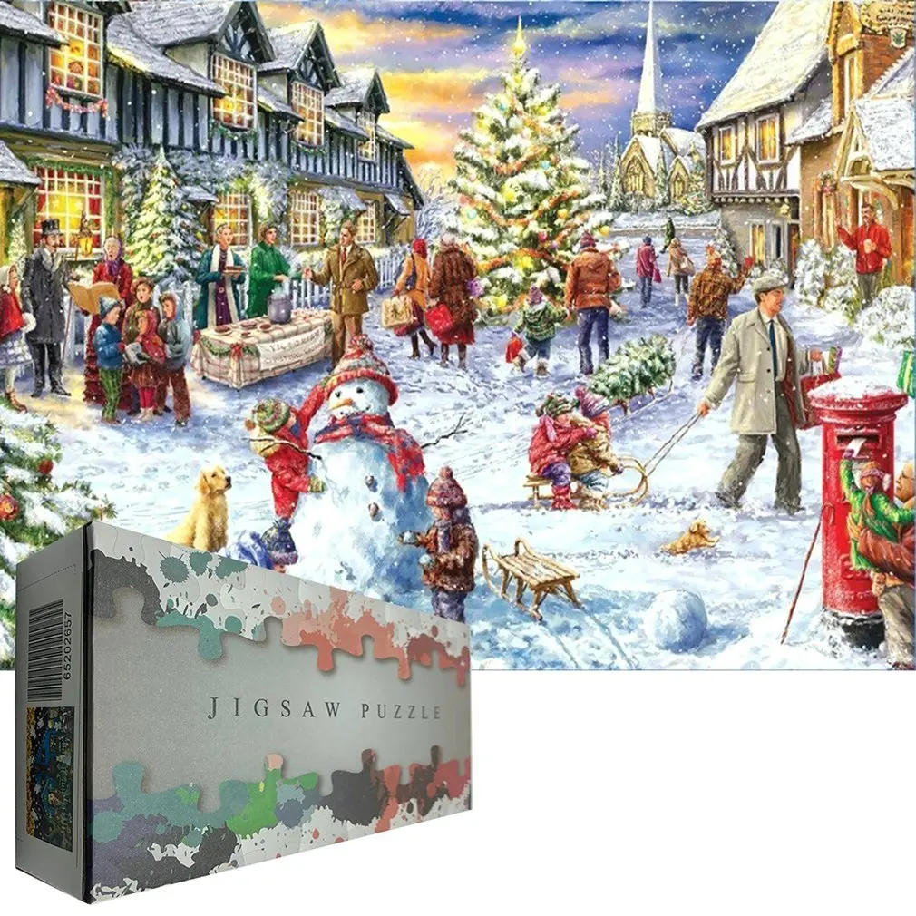 

Christmas Puzzle 1000 Pieces Adults Puzzles 1000 Piece Large Puzzle Game Interesting Toys Personalized Gift Adults Puzzles