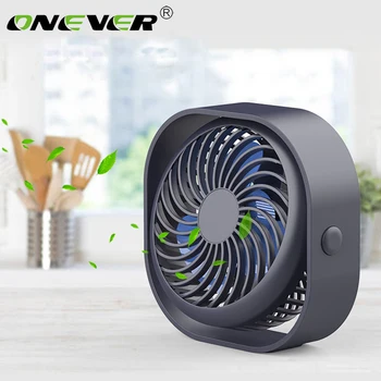 

Onever Mini USB Desktop Fan 3 Speed Mute Cooling Fan With 360 Rotation Adjustable For Office Home Car Energy-Efficient