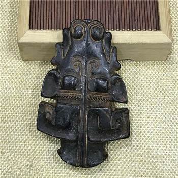 

Red Mountain Culture Collection Iron Meteorite Carved Totem Pendant