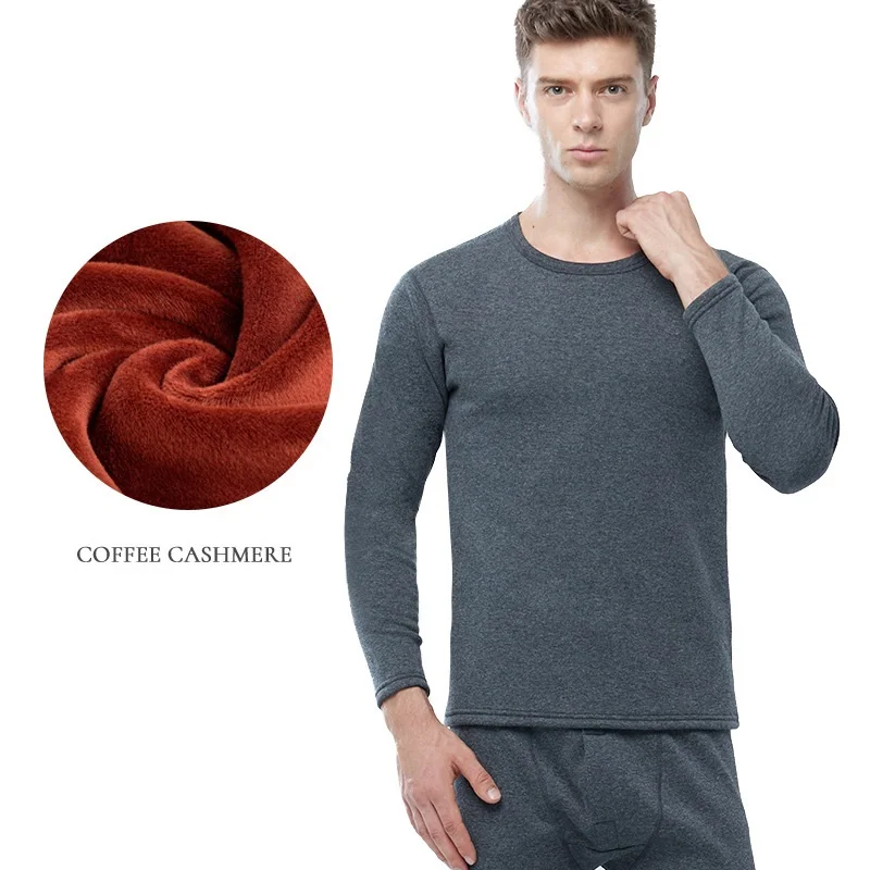 Hot Sale 2020 New Thermal Underwear for Men Long Johns Winter Women Thermo Shirt+pants Set Warm Thick Fleece Size L-XXXL big and tall long johns Long Johns